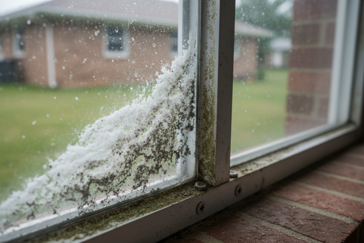 Storm Window Cleaning