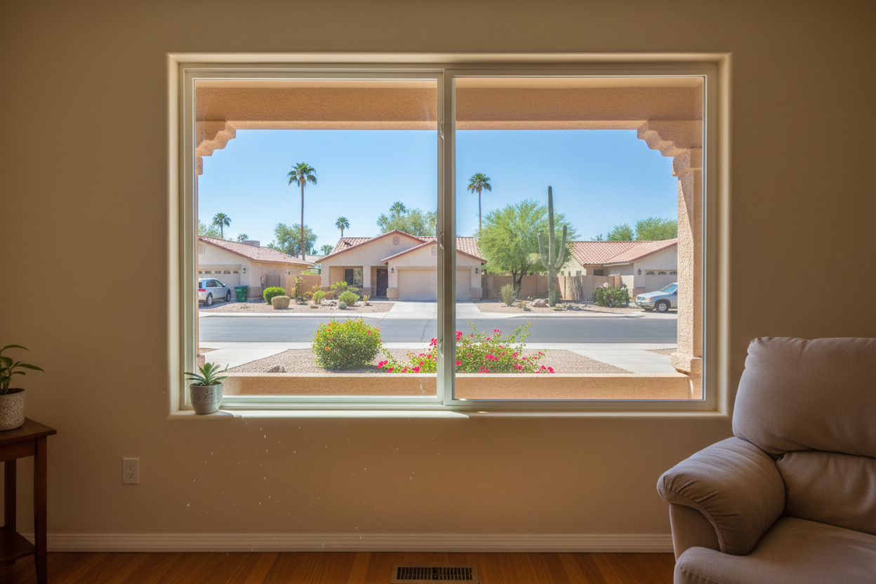Storm Window Cleaning