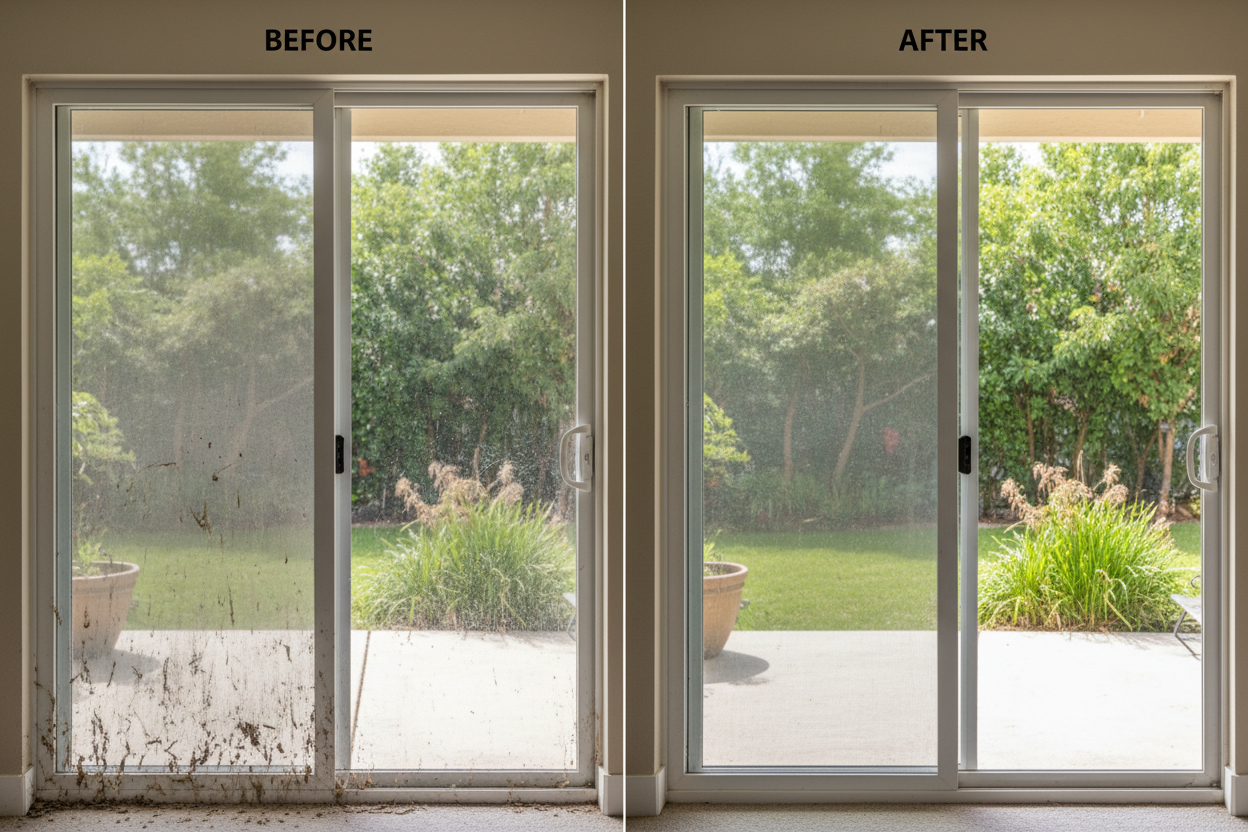 Sliding/Screen Door Cleaning