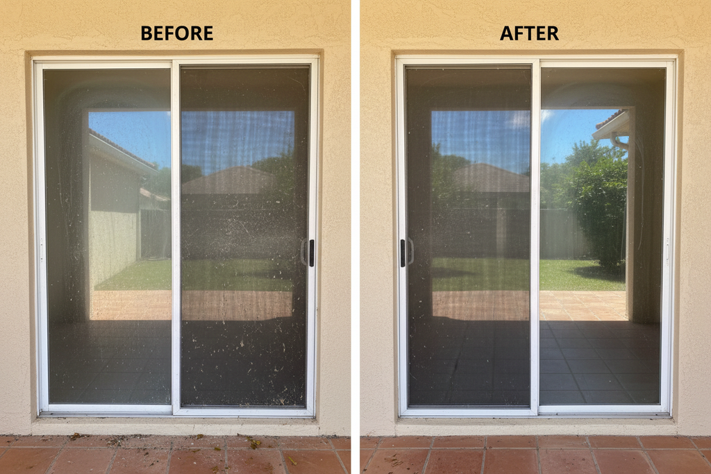 Sliding/Screen Door Cleaning