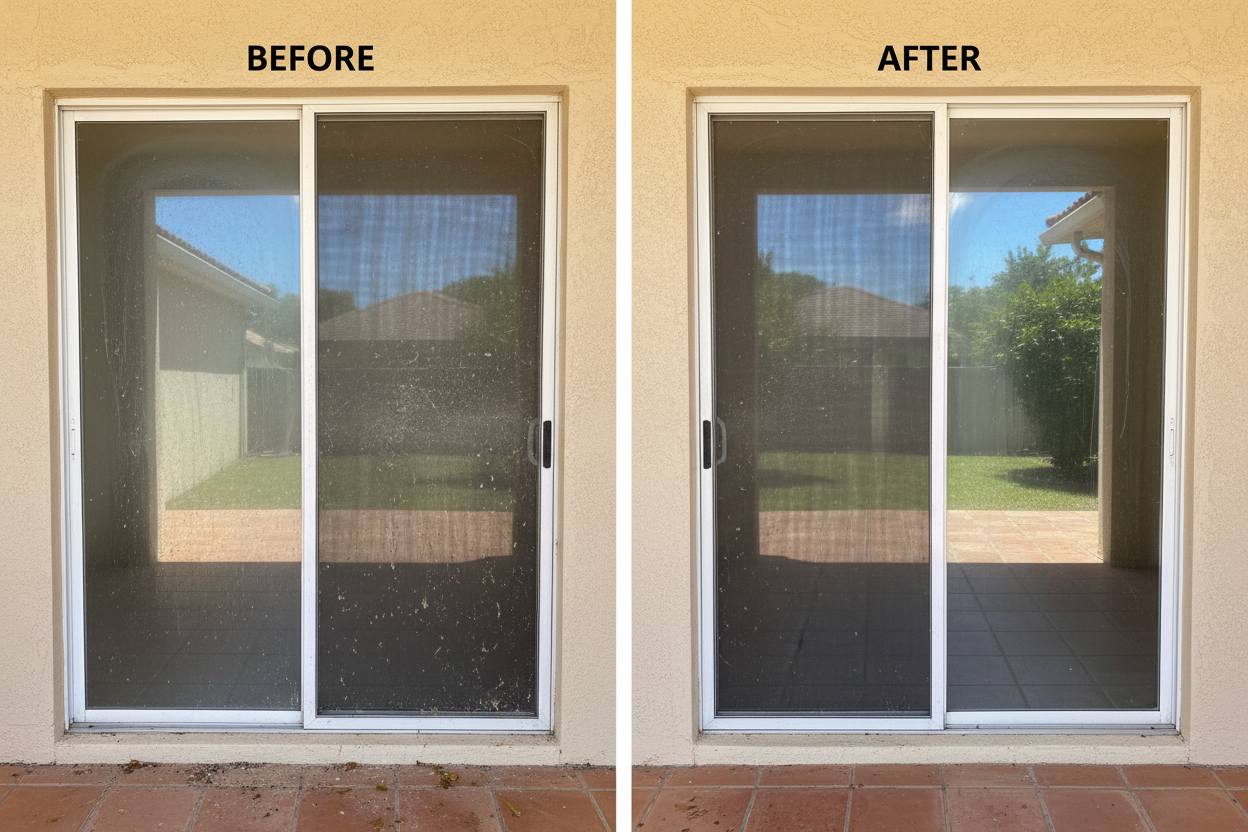 Sliding/Screen Door Cleaning